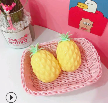 Stress Relief Toy - Novel Grape Ball and Pineapple Squish