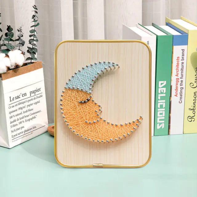 DIY String Art Kit with Frame and Accessories for All