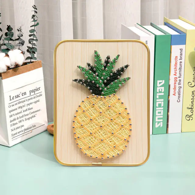 DIY String Art Kit with Frame and Accessories for All