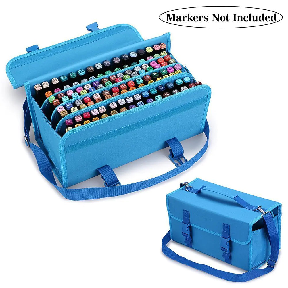 120-Color Marker Bag for Drawing and Art Supplies