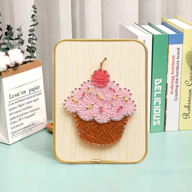 DIY String Art Kit with Frame and Accessories for All