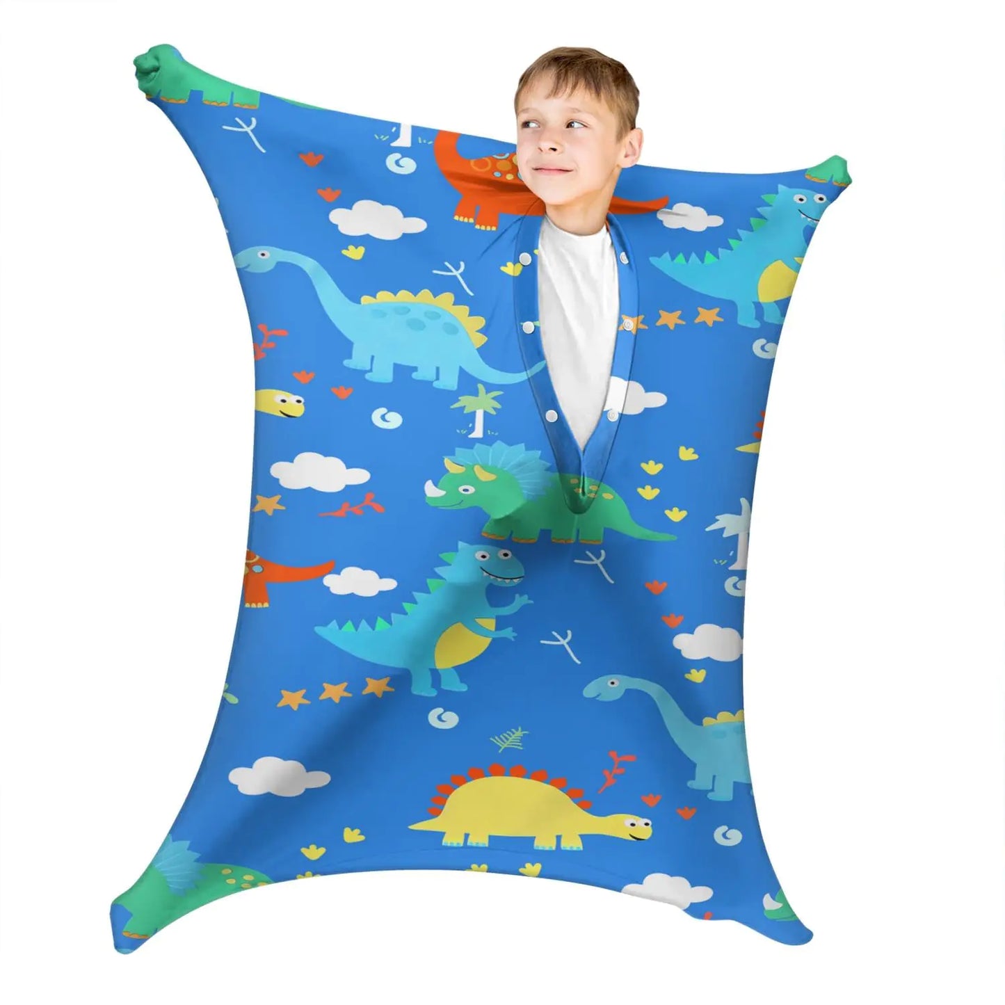 Dinosaur Sensory Socks for Autistic - Sensory Body Sock for Kids - ADHD and Improve Sensory Processing Sox (Medium)