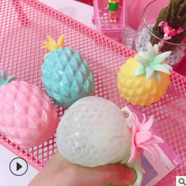 Stress Relief Toy - Novel Grape Ball and Pineapple Squish