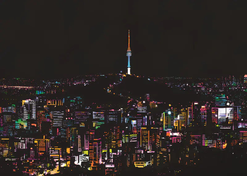 Urban II Adult Scratch Art Night Scene DIY Kit